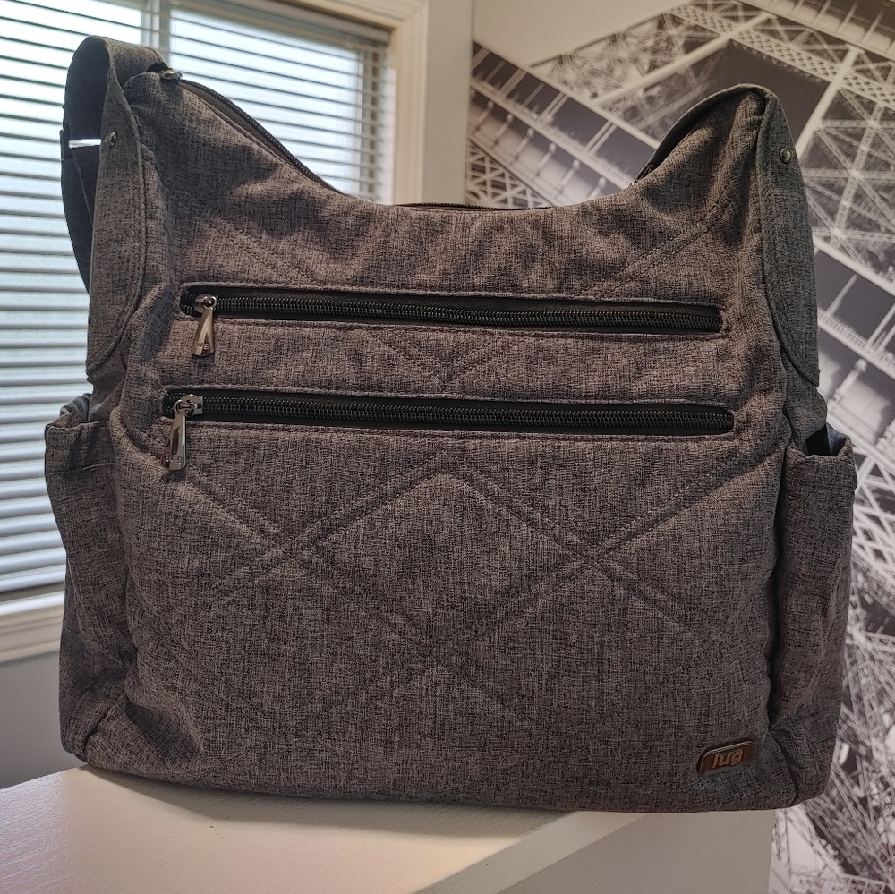 Lug Cable Car Satchel in Heather Grey